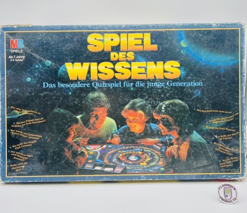 Spiel des Wissens MB Spiele Gesellschaftsspiel Retro Vintage Brettspiel