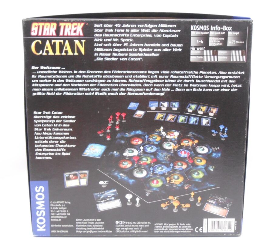 STAR TREK Catan Kosmos Spiel vollständig Top Zustand ab 10 Jahren