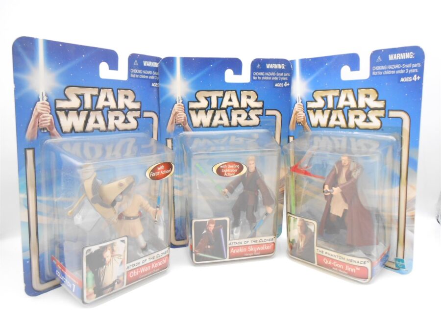 Star Wars Attack of the Clones Qui-Gon Jinn, Obi-Waan Kenobi, Skywalker