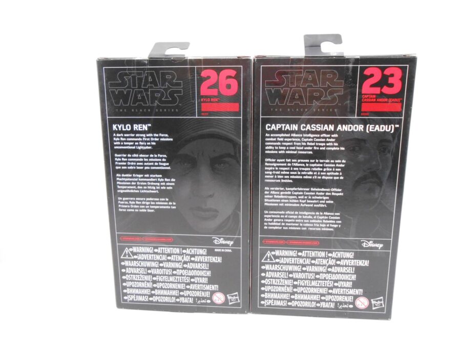 Star Wars Black Series Captain Cassain Andor (Eadu) + Kylo Ren Hasbro