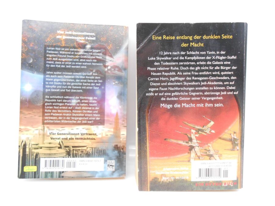 STAR WARS Bücher 6 Stück 90er/ 00er Jahre Panini Dino