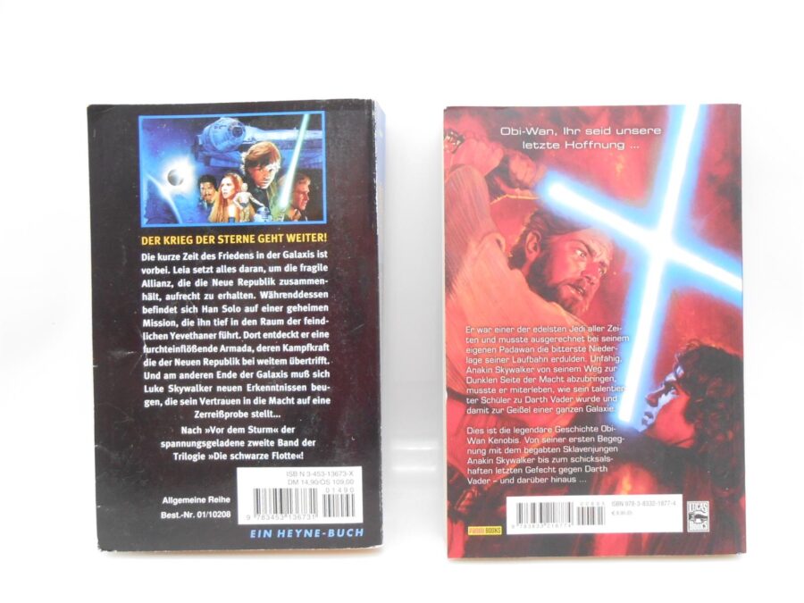 STAR WARS Bücher 6 Stück 90er/ 00er Jahre Panini Dino