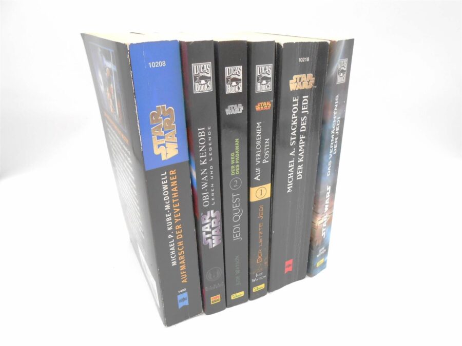 STAR WARS Bücher 6 Stück 90er/ 00er Jahre Panini Dino
