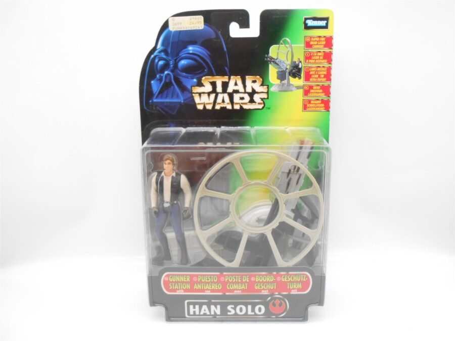 Star Wars HAN SOLO mit Geschützturm Kenner 1997