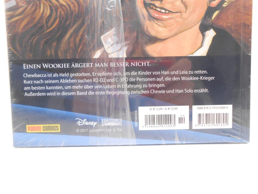STAR WARS Legends Buch Chewbacca Disney Pannini Neu Sealed