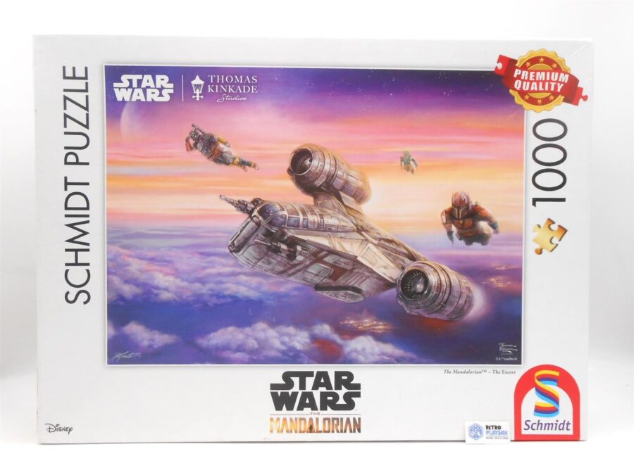STAR WARS Puzzle The Mandalorian The Escort 1000 Teile Neu Schmidt