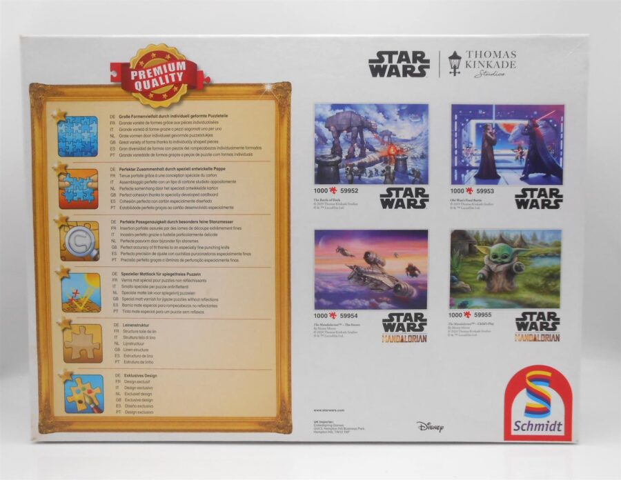 STAR WARS Puzzle The Mandalorian The Escort 1000 Teile Neu Schmidt
