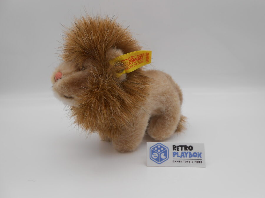 Steiff Stofftier Löwe Leo, Fahnennummer 1460/13 ca. 17cm Vintage