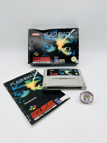 Super Nintendo SNES - Flashback | Modul OVP Zustand: Gut V4