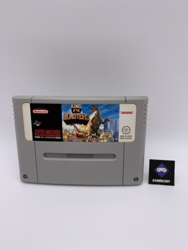 Super Nintendo SNES - King of the Monsters PAL Version Zustand: Gut