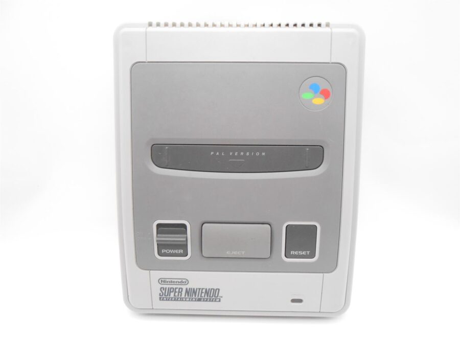 Super Nintendo SNES Konsole getestet +Wireless Controller & 4 Spiele