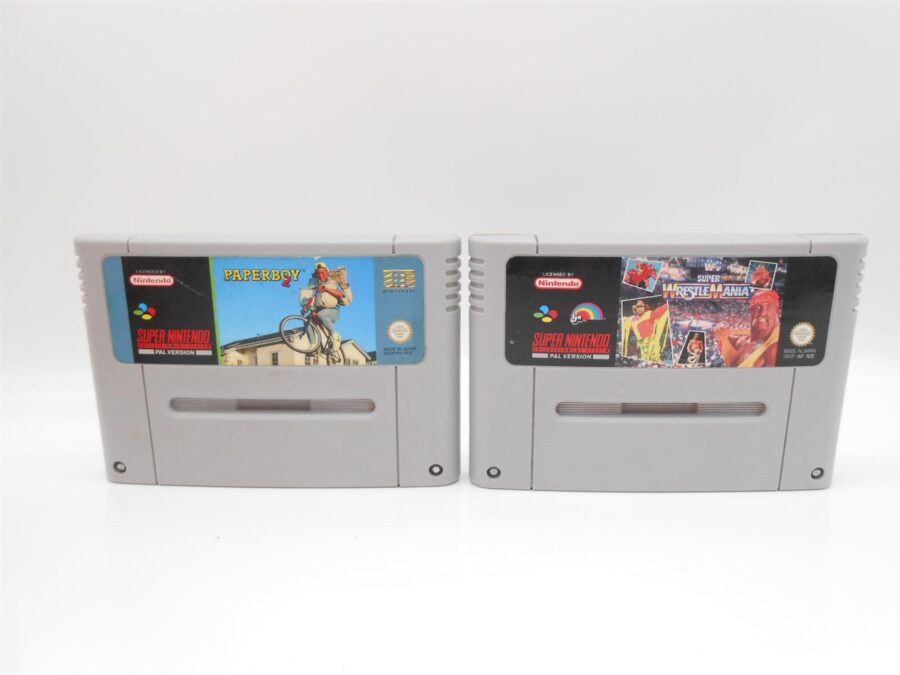 Super Nintendo SNES Konsole getestet +Wireless Controller & 4 Spiele