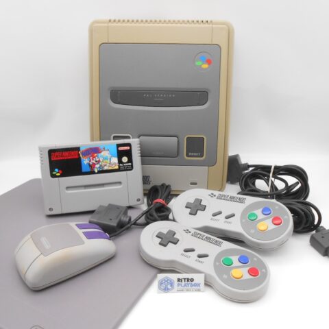 Super Nintendo SNES Konsole mit Super Mario Paint + Maus & Pad getestet