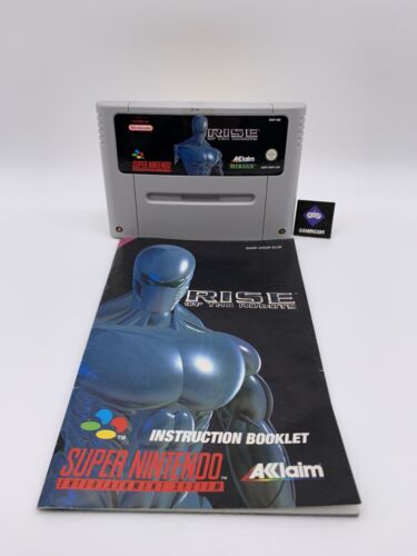 Super Nintendo SNES - Rise of the Robots mit Anleitung Zustand: Gut