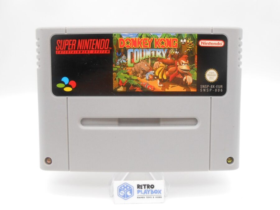 Super Nintendo SNES Spiel Donkey Kong Country PAL Modul guter Zustand