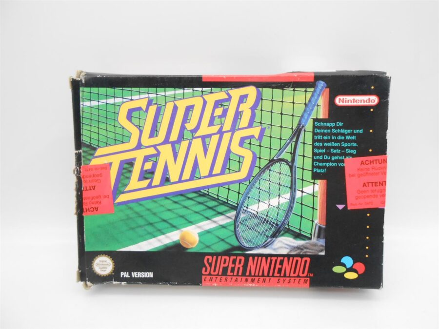 Super Nintendo SNES Spiel Super TENNIS mit OVP & Anleitung