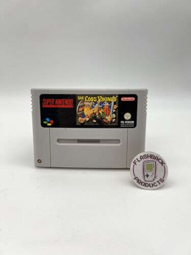 Super Nintendo SNES Spiel - THE LOST VIKINGS - PAL - Zustand: Gut