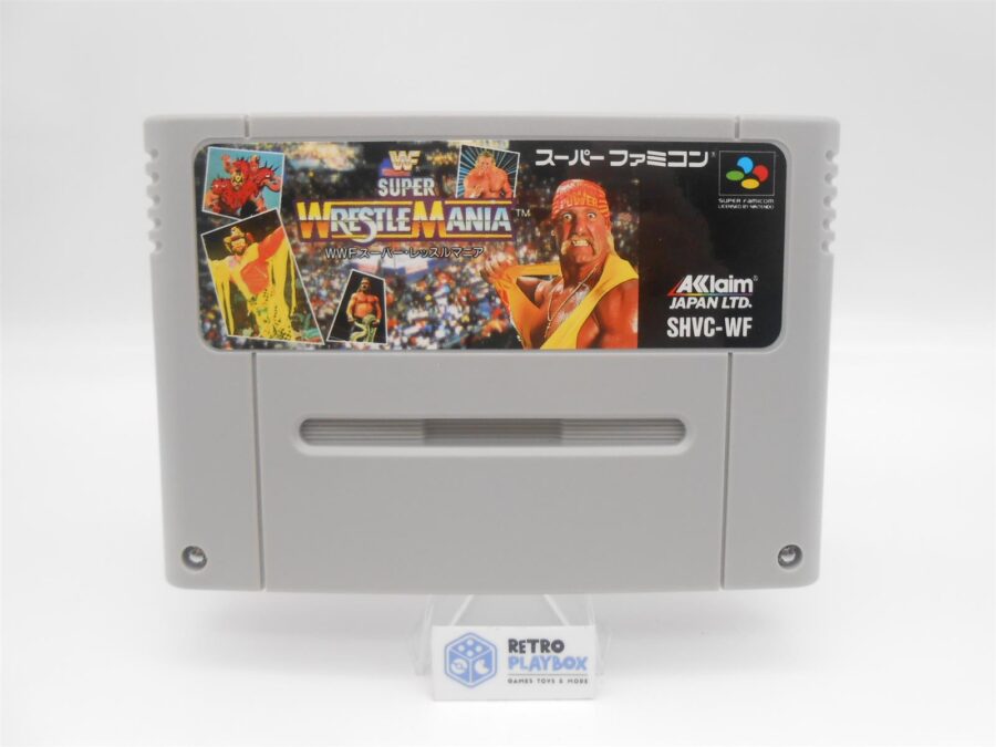 Super Nintendo SNES Spiel WWF WRESTLE MANIA Japan Famicom Modul /Gut
