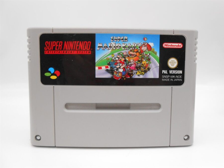 Super Nintendo SNES Super Mario Kart Modul + Anleitung + OVP Zustand Gut