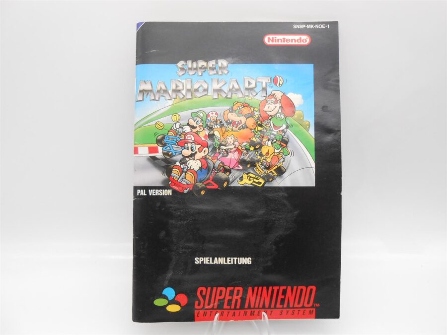 Super Nintendo SNES Super Mario Kart Modul + Anleitung + OVP Zustand Gut