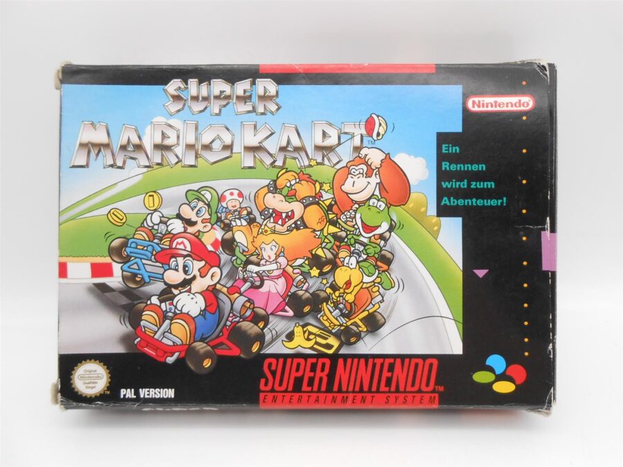 Super Nintendo SNES Super Mario Kart Modul + Anleitung + OVP Zustand Gut
