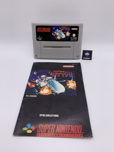Super Nintendo SNES - Super R-Type PAL mit Anleitung Zustand: Akzeptabel