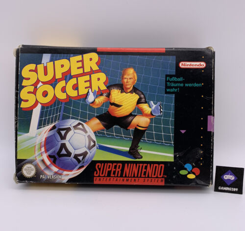 Super Nintendo SNES - Super Soccer | Modul OVP Zustand: Sehr gut V4