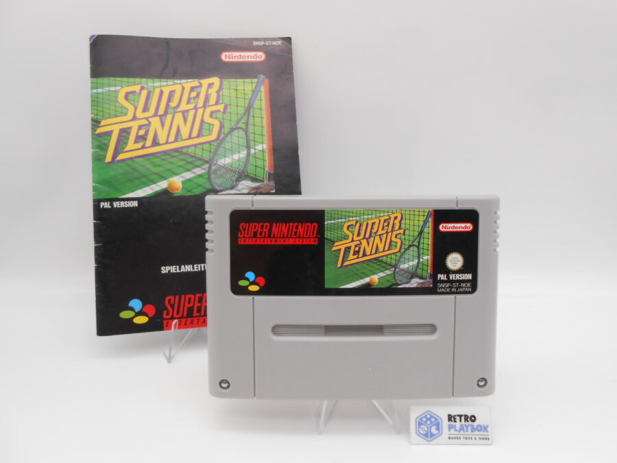 Super Nintendo SNES Super Tennis Modul + Anleitung Zustand Gut