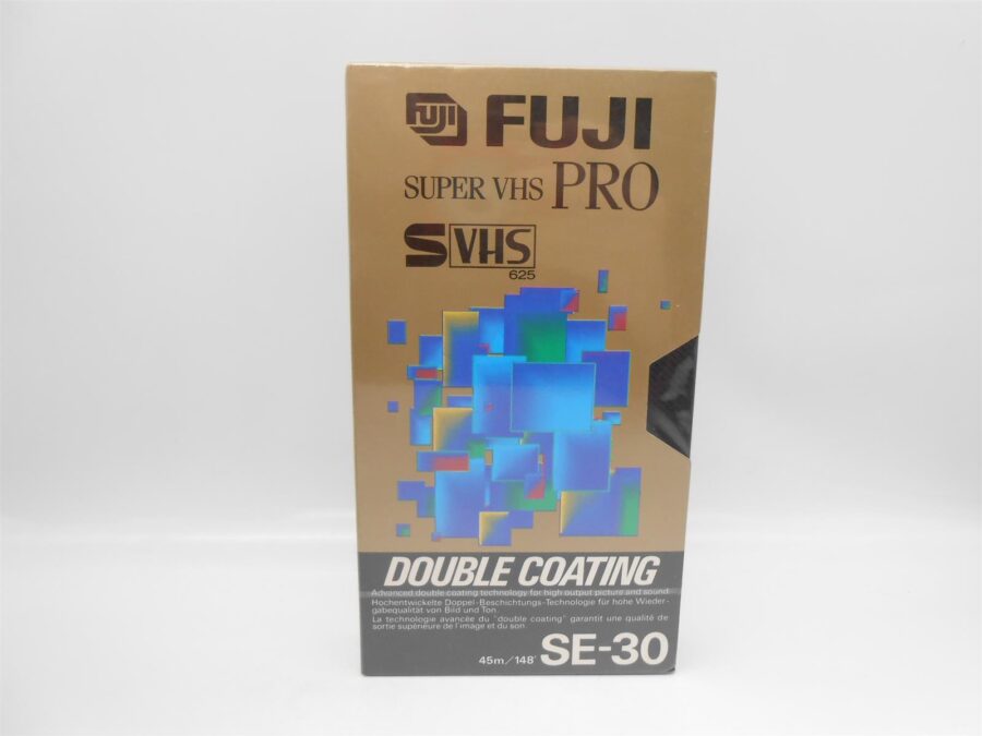 Super VHS Leer Kassetten Sony Fuji TDK 3 Pack (2x2 & 1x1)Sealed Neu E-240