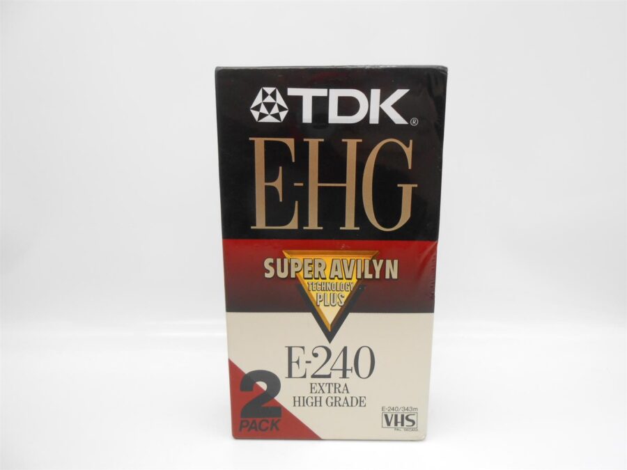 Super VHS Leer Kassetten Sony Fuji TDK 3 Pack (2x2 & 1x1)Sealed Neu E-240