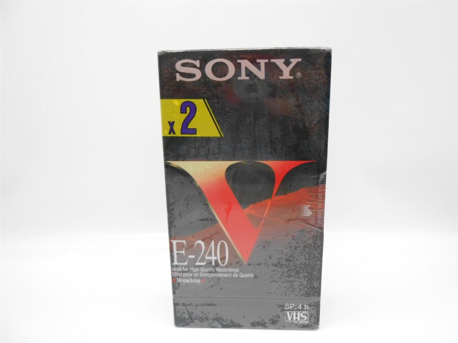 Super VHS Leer Kassetten Sony Fuji TDK 3 Pack (2x2 & 1x1)Sealed Neu E-240