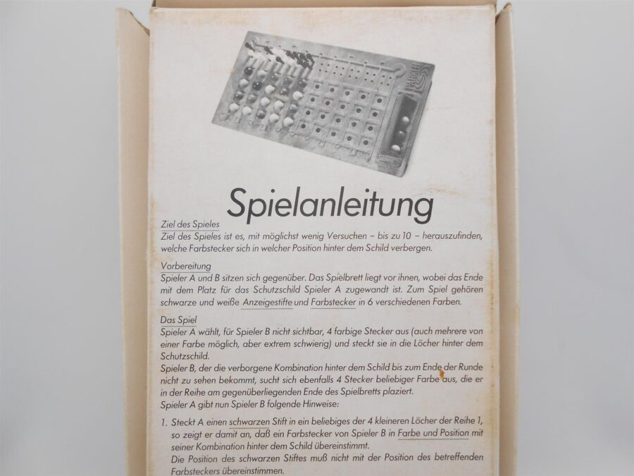 Superhirn Jumbo Knack den Code vollständig Vintage 1972