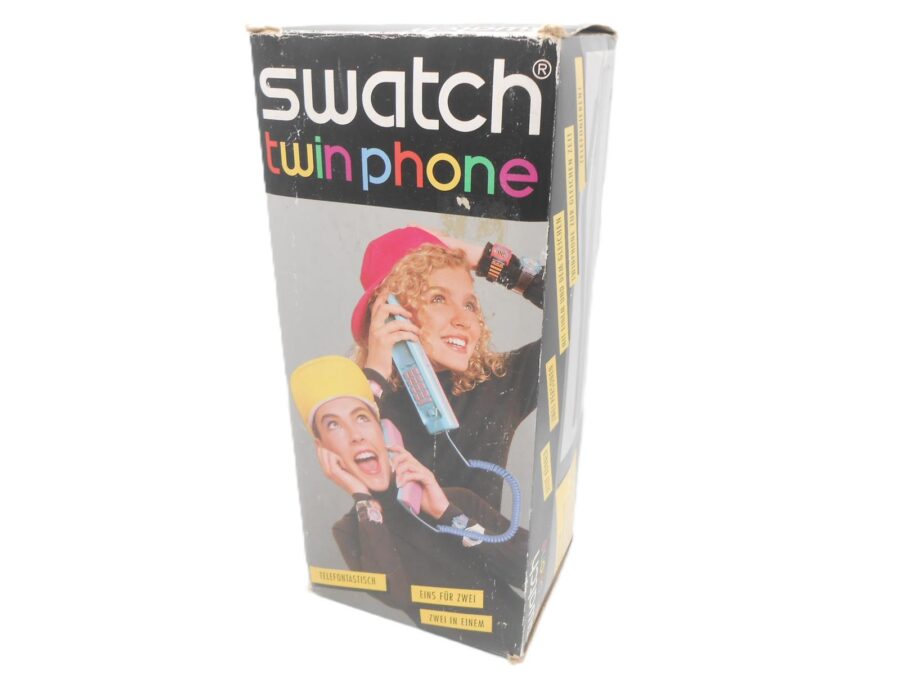Swatch Twin Phone Vintage Telefon Rarität mit OVP TX D 200