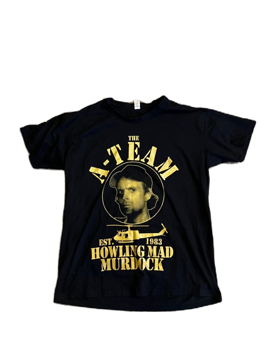 The A-Team Howling Mad Murdock T-Shirt Fanshirt Größe XL Imperial Schwarz