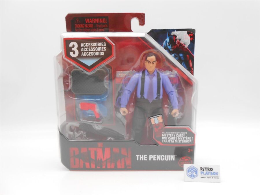 The BATMAN Movie THER PENGUIN Figur mit Zubehör DC Spin Master Neu OVP