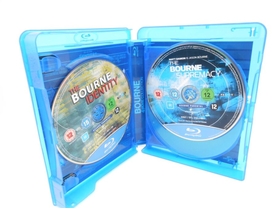 The Complete Bourne 4 Movie Collection DVD Blu-Ray Box