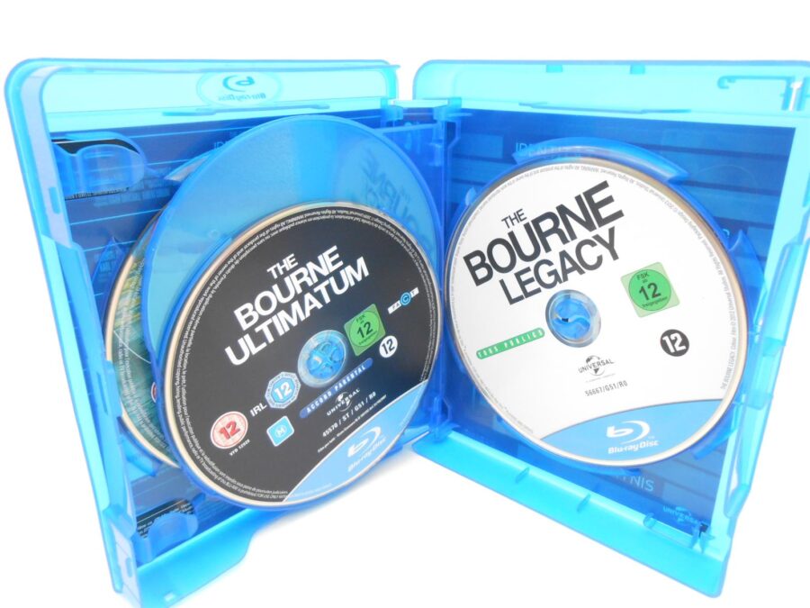 The Complete Bourne 4 Movie Collection DVD Blu-Ray Box