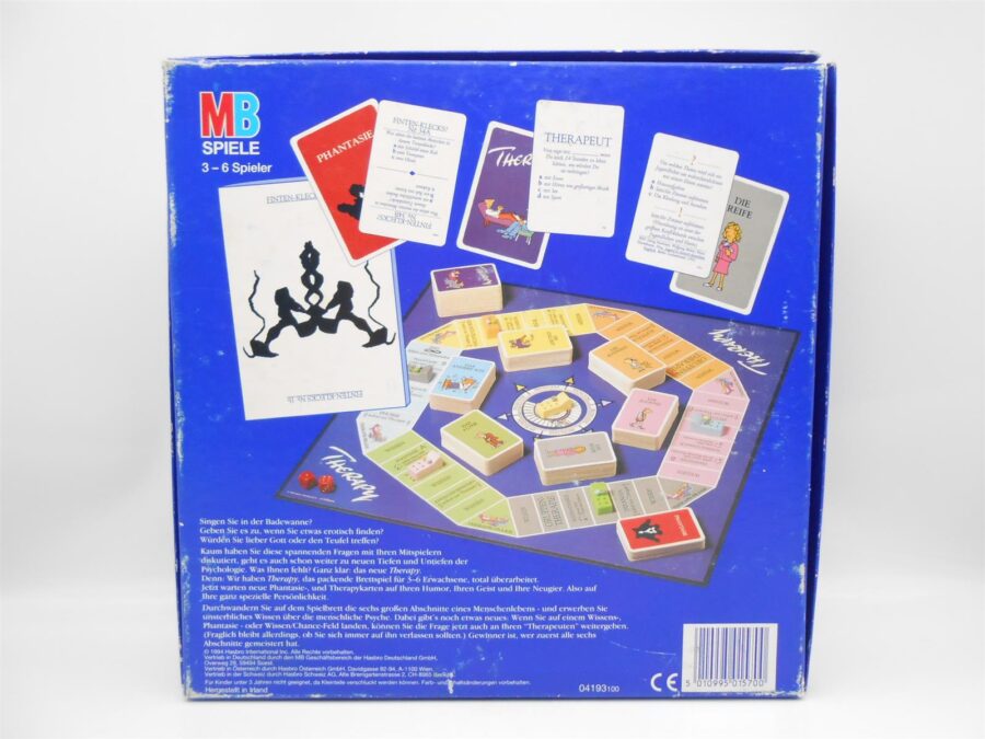THERAPY Gesellschaftsspiel MB Spiele 2. Edition 3-6 Spieler