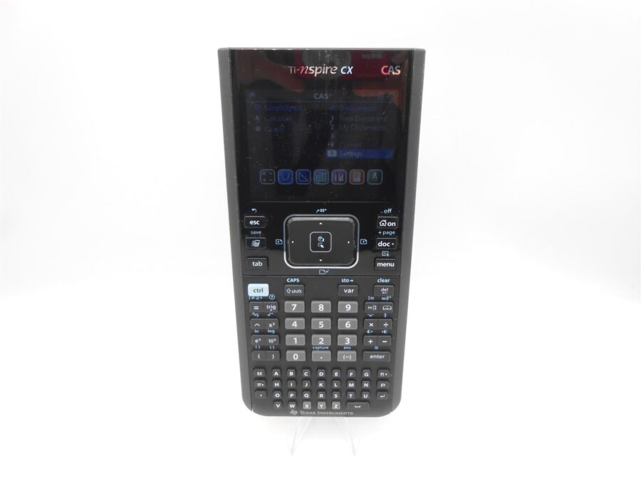 TI-Nspire CX CAS Instruments Grafikrechner Akku Schwarz ohne Zubehör