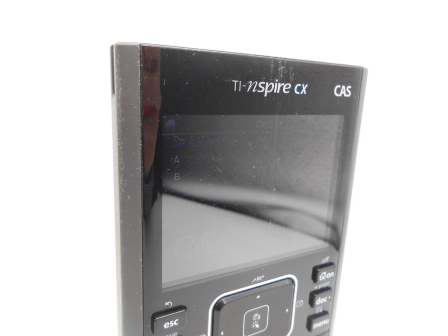 TI-Nspire CX CAS Instruments Grafikrechner Akku Schwarz ohne Zubehör