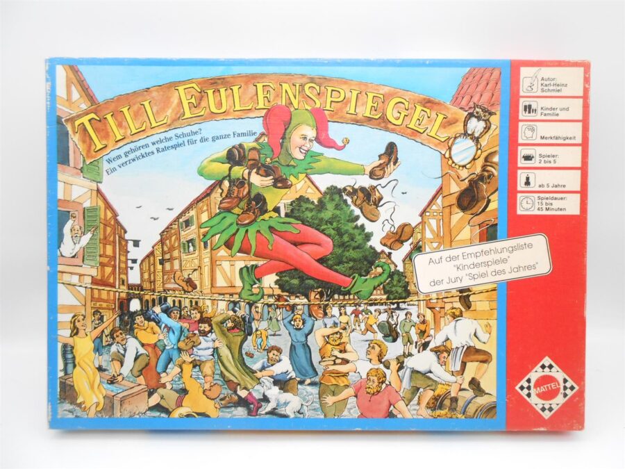 Till Eulenspiegel Mattel Vintage Spiel Brettspiel vollständig
