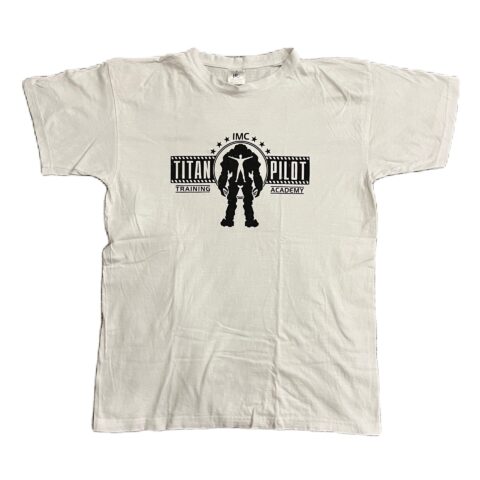 TITAN PILOT Gaming T-Shirt Fanshirt Merch Größe M B&C Weiß