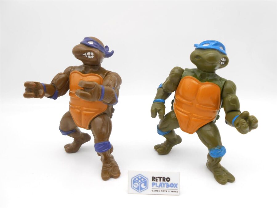 TMNT Teenage Mutant Ninja Turtles 2X DONATELLO 1990 Playmates 11cm