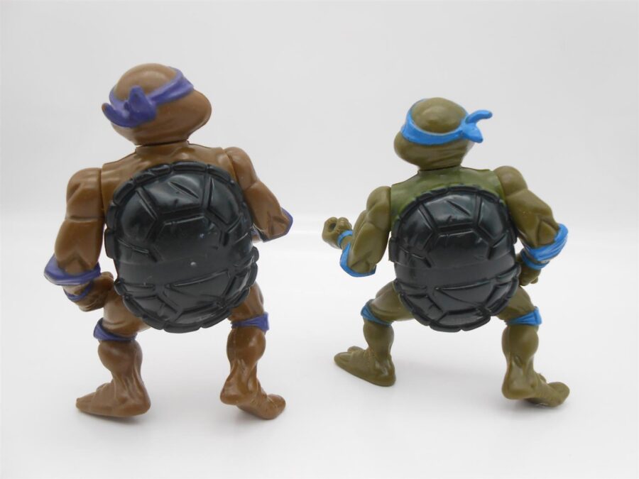 TMNT Teenage Mutant Ninja Turtles 2X DONATELLO 1990 Playmates 11cm