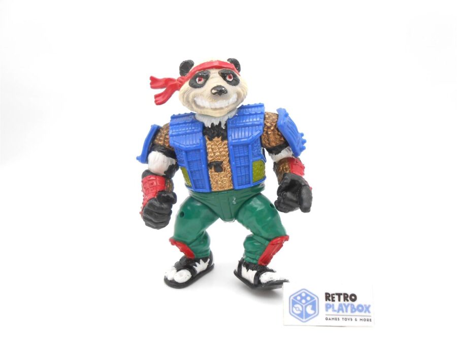 TMNT Teenage Mutant Ninja Turtles Panda Khan 1990 Playmates 11cm