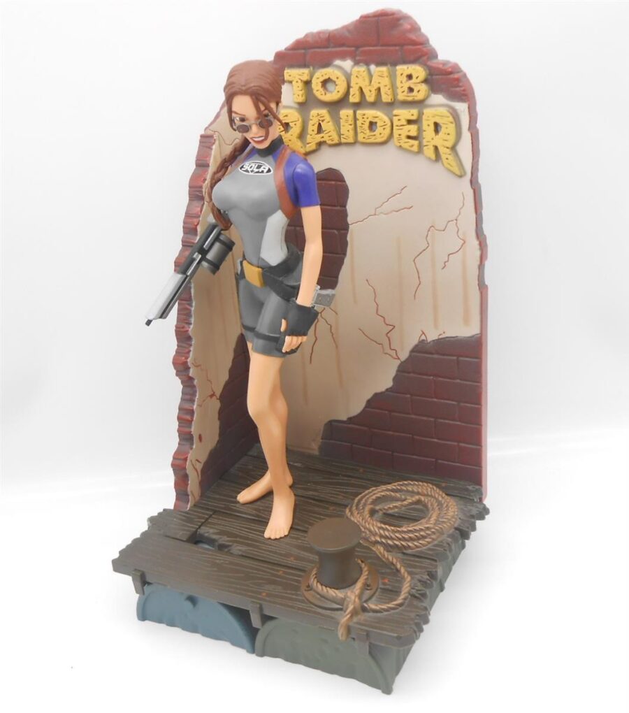 Tomb Raider Lara Croft In Wet Suit Statue Playmates Toys 1998