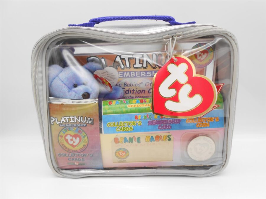 Ty Beanie Babies Platinum Collectors Club 1999 Mitgliedskit Neu Rarität
