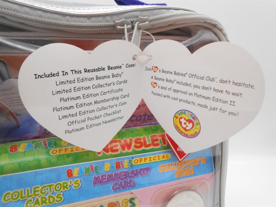 Ty Beanie Babies Platinum Collectors Club 1999 Mitgliedskit Neu Rarität