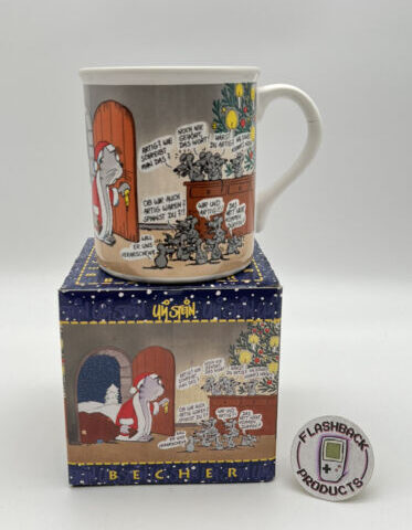 Uli Stein Becher/Tasse mit OVP Rare Selten Sammlerstück Weihnachtskatze
