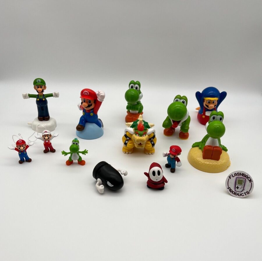 Verschiedene Sammelfiguren Mario, Luigi, Yoshi & Co Name Yoshi (sitzend)